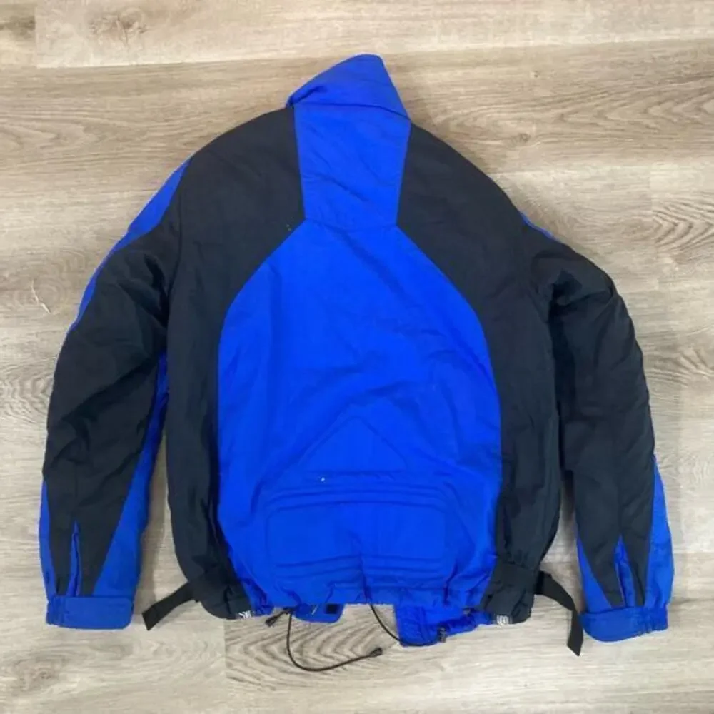 Spyder Boys 18 XL Blue Black Colorblock Puffer Ski Snow Jacket Winter Coat